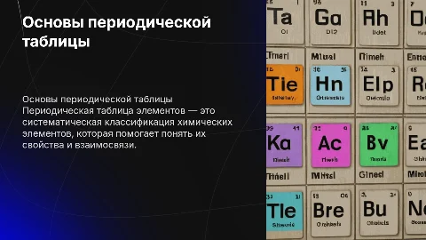 периодическая таблица