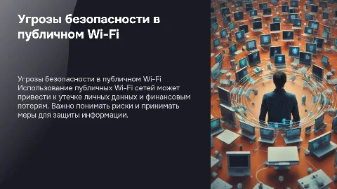 Угрозы информационной безопасности при использовании публичного Wi-Fi