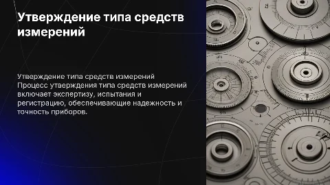 порядок утверждения типа средств измерений