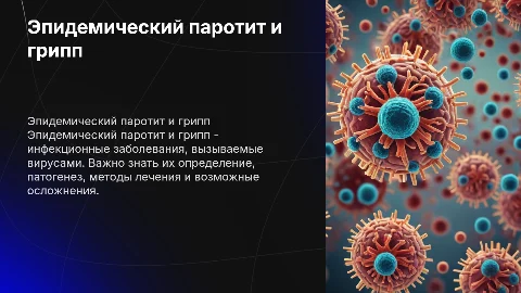 Эпидемический паротит и грипп: определение, лечение и осложнения