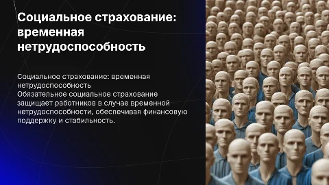 Обязательное социальное страхование при временной нетрудоспособности