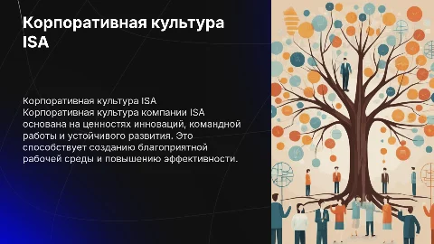 Корпоративная культура ISA
