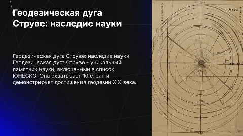 Геодезическая дуга, Струве