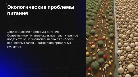 Экологические проблемы питания человека