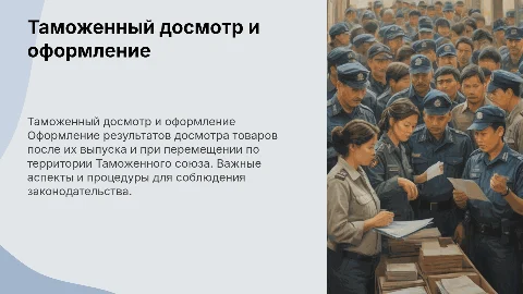 Оформление результатов таможенного досмотра: ключевые аспекты