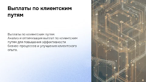 Выплаты по клиентским путям