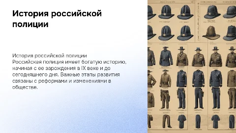 История российской полиции