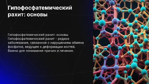 гипофосфатемический рахит