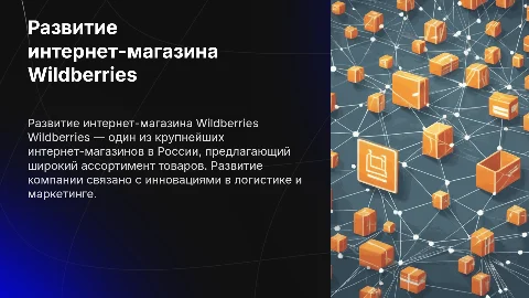 интернет магазин его развитие (валдберис)