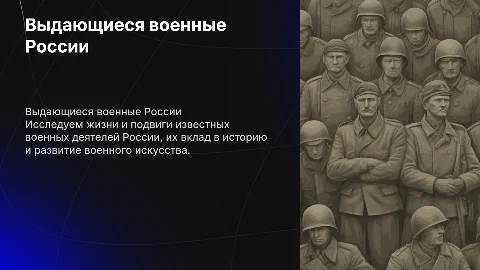 Выдающиеся военные России