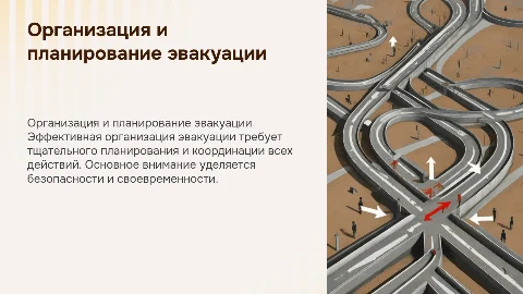 Организация и планирование эвакуации