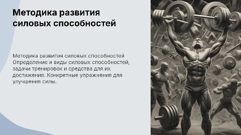 Методика силовых тренировок: задачи и упражнения