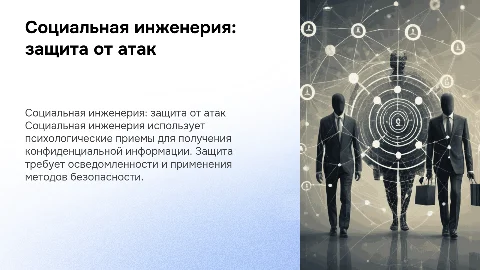 Социальная инженерия: основы защиты от атак