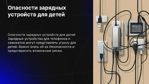 Опасность зарядных устройств для детей: важные советы