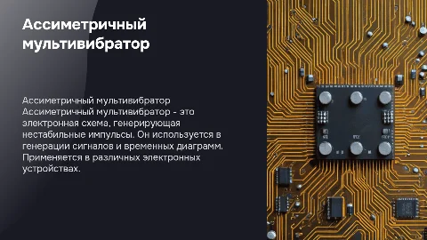 Ассиметричный мультивибратор