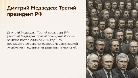 Дмитрий Анатольевич Медведев: Третий президент РФ