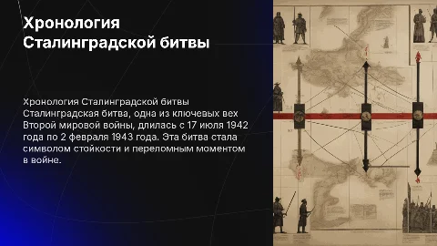 Хронология Сталинградской битвы