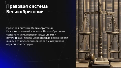 История развития правовой системы Великобритании