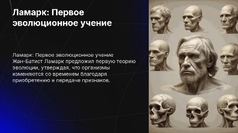 Ламарк и его первое эволюционное учение