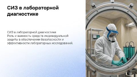 СИЗ лабораторной диагностике