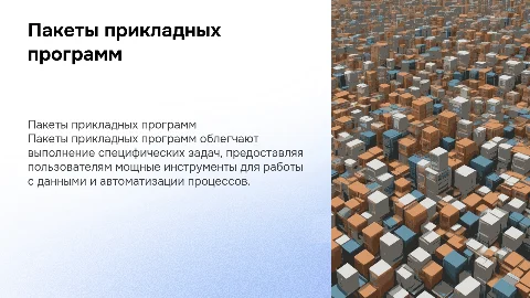 Пакеты прикладных программ