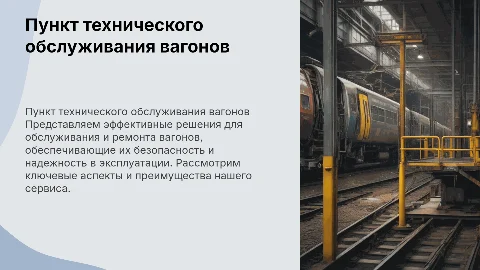Пункт технического обслуживания вагонов