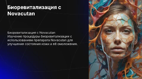 Биоревитализизация препаратом Novacutan