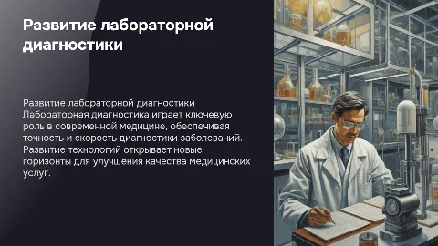 Развитие лабораторной диагностики