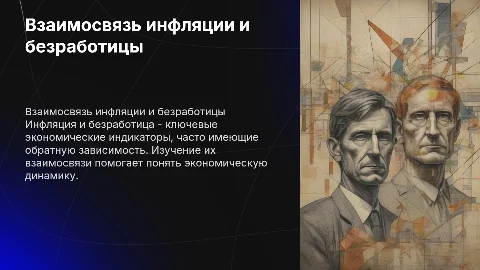 Взаимосвязь инфляции и безработицы