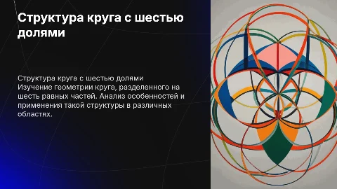 круг с 6 долями