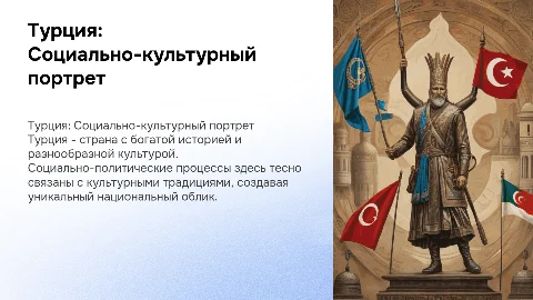 ТУРЦИЯ: Социально-политический и Культурно-исторический портрет