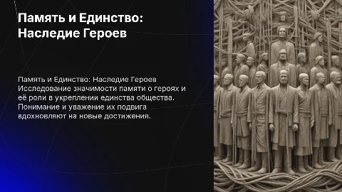 "Память и Единство: Наследие Героев"
