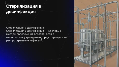 Стерилизация и дезинфеция
