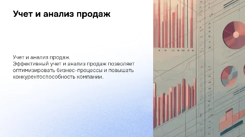 учет и анализ продаж