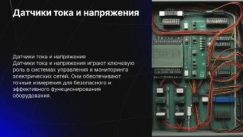 датчики тока и напряжения