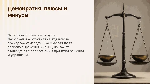 демократия плюсы и минусы