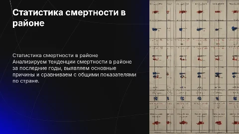 Статистические данные о смертности в районе