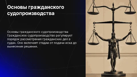 Гражданское судопроизводство