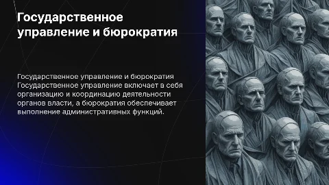 государственное управление и бюрократия