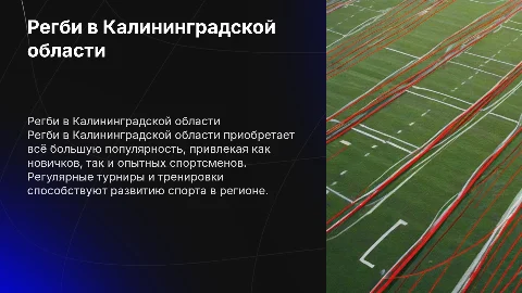 Регби в Калининградской области