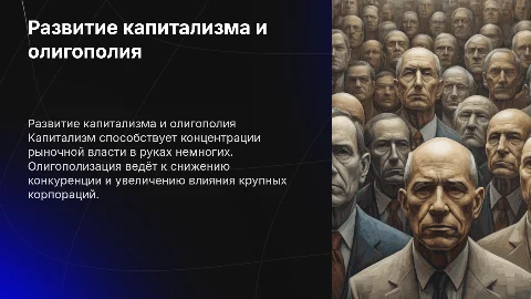 развитие капитализма и олигополизация рынка