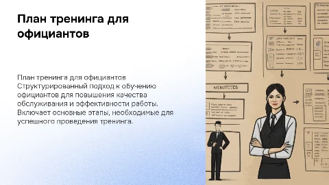 план проведения тренинга для официантов