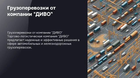 Грузоперевозки от компании "ДИВО" – надежные решения