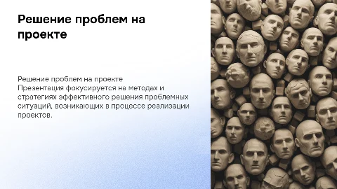 Решение проблемной ситуации на проекте