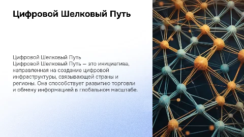 ЦИФРОВОЙ ШЕЛКОВЫЙ ПУТЬ
