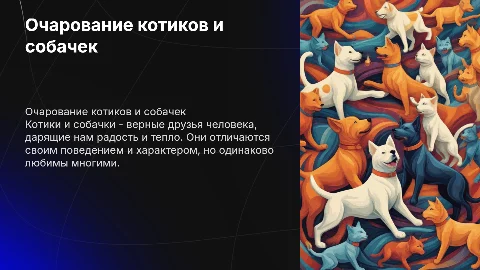 Котики и собачки