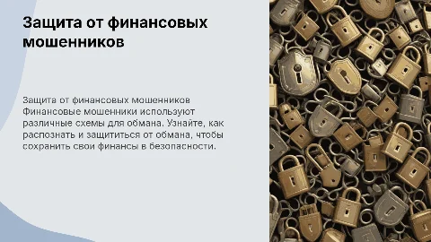 Защита от финансовых мошенников