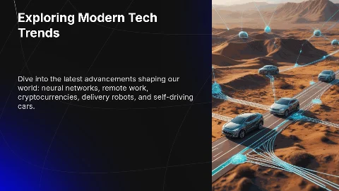 Презентация: Current Trends in Tech: Neural Networks, Remote Work &