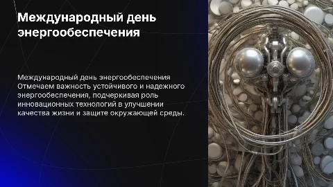 международный день энергообеспечения