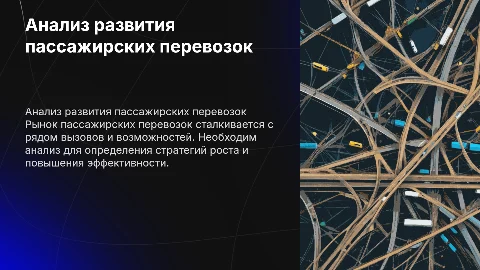 Анализ проблем и перспектив развития рынка пассажирских перевозок